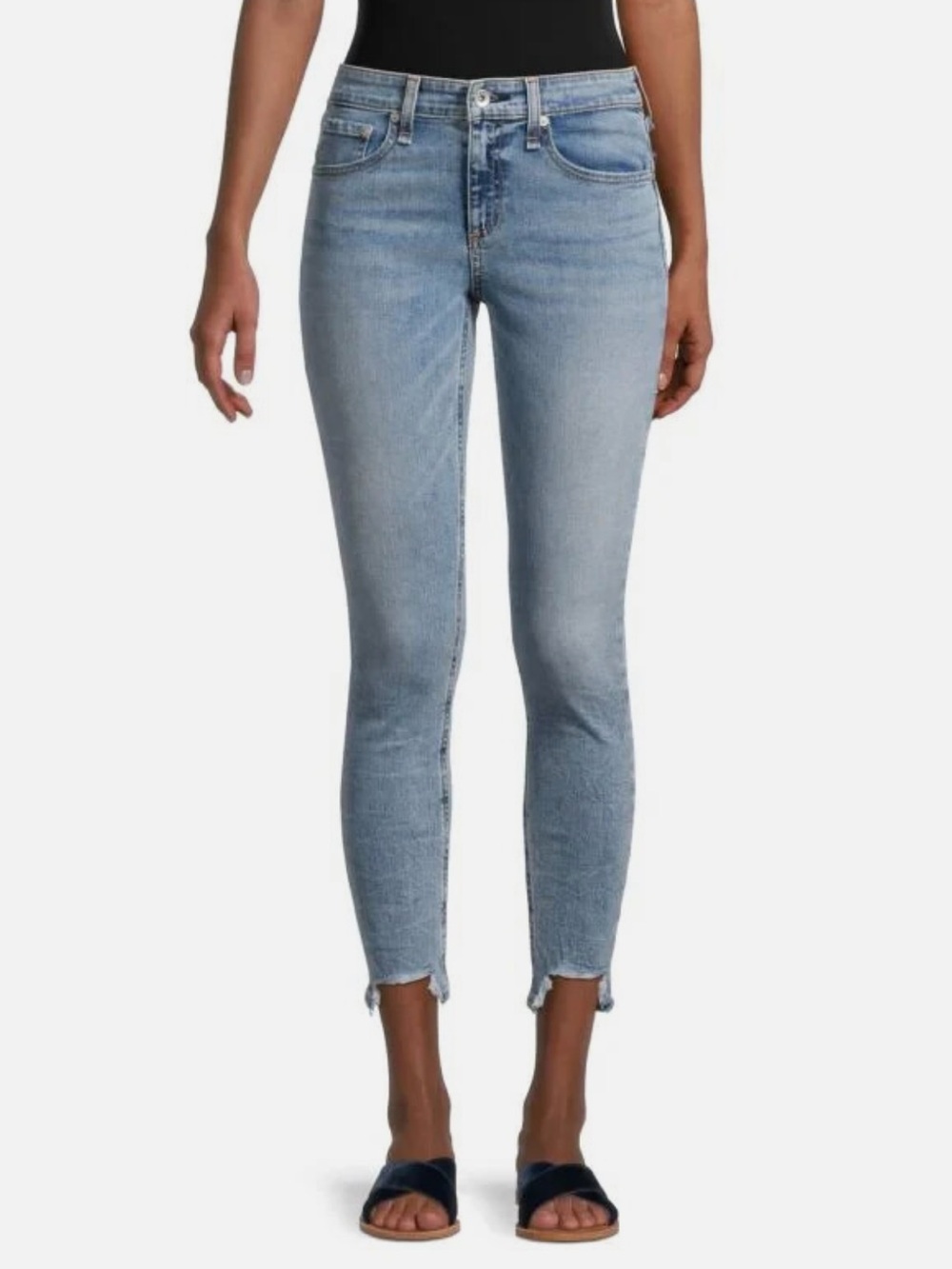 NWT Rag & Bone Cate Mid Rise Ankle Skinny Jeans in Thunderbird Sz 23